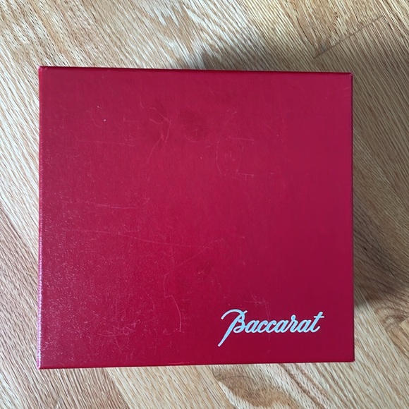 Baccarat Crystal Santa and Sleigh sled Bear set with Red Box - Picture 11 of 11
